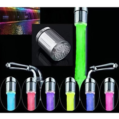 ĐẦU VÒI NƯỚC LỌC CÓ ĐÈN LED TRANG TRÍ SÁNG MÀU SẮC CỰC ĐẸP KHÔNG SỬ DỤNG ĐIỆN AN TOÀN 