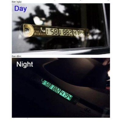 Thẻ ghi số điện thoại trên ô tô mẫu mới