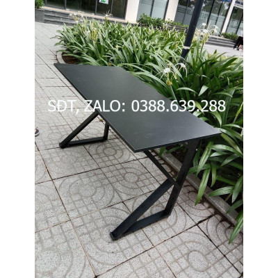 Bàn làm việc chân sắt chữ k,z,u giá rẻ HCM