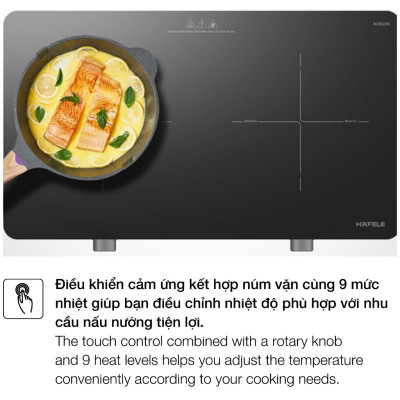 [New] Bếp từ đôi Hafele HS-I5521FG 536.66.850 - Công suất 3000W - Hàng chính hãng - Bảo hành 24 tháng