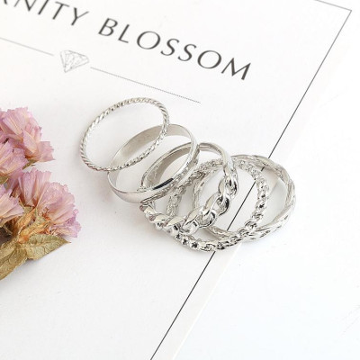 Bộ set 5nhẫn Kim Tae Hyunh (V - BTS) bao ngầu, siêu hot. Nhẫn thần tượng V BTS