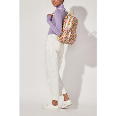 Cath Kidston - Balo Pocket Backpack Small Painted Fruit - 1002188 - Warm Cream