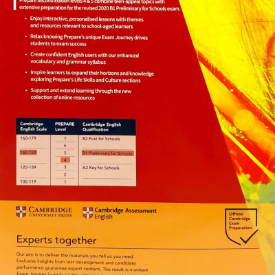 Prepare B1 Level 4 Workbook With Audio Download