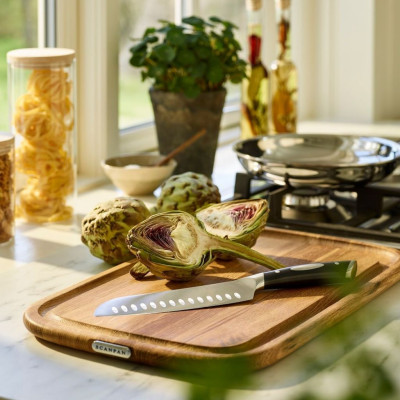 Dao thái chống dính, dao bếp Scanpan Classic 18cm 92551800, thép không gì cao cấp