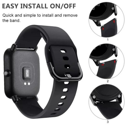 Dây silicon thời trang dành cho đồng hồ Amazfit Bip
