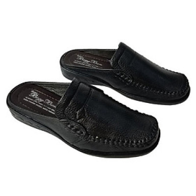 Dép Bít Mũi Nam Da Bò BIGGBEN Cao Cấp SB92