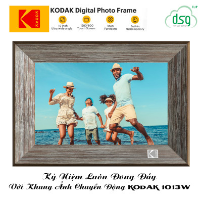 Khung ảnh KODAK chuyển động kỹ thuật số Wifi RCF-1013W, màn hình 10 inch, độ phân giải 1280x800 pixels