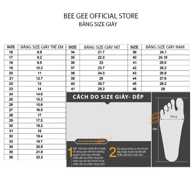 Giày thể thao nam, giày chạy bộ đế êm nhẹ, thoáng khí đế cao su đúc, chống trơn trượt hạn chế mòn – BEE GEE – GNA1022B