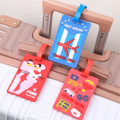 Thẻ Hành Lý Name Tag Vali Du Lịch Móc Treo Cặp Sách Balo Cho Bé Đánh Dấu Ghi Tên Dễ Thương