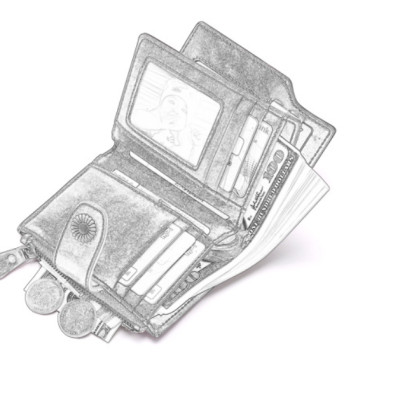 Ví nữ 100% da thật cao cấp phong cách mới