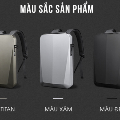 Balo laptop công nghệ, khóa số chống trộm chống rạch chống nước cao cấp phong cách mới