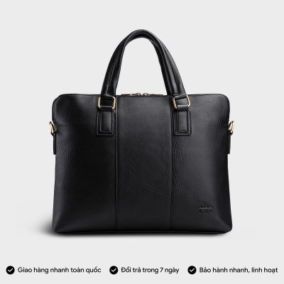 Cặp Công Sở Lata ( Thời trang nam basic đựng laptop 14,6 inch - Cặp da CA29 )