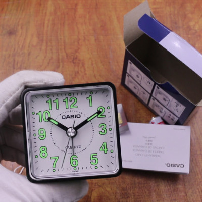 Đồng Hồ Để Bàn - Du Lịch Casio TQ-140-1BDF - Có Báo Thức - Kích Thước ( 5.7 x 5.7 x 3.3 cm )