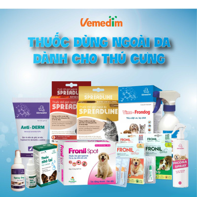 Vemedim Boost IMMU for dog gel dinh dưỡng cho chó, chứa tảo biển cung cấp khoáng và beta glucan tăng đề kháng, tuýp 60g