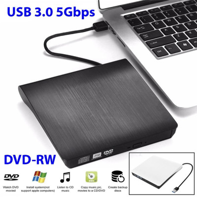 Ổ ĐĨA DVD RW CẮM NGOÀI CHO LATOP DESTOP OS ĐỜI MỚI  usb 3.0 và cổng Type C -Hàng Chính Hãng