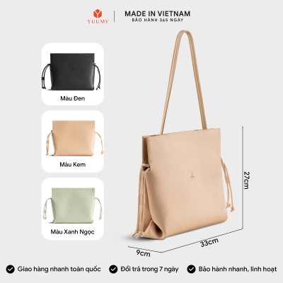 Túi Yuumy (Thời trang nữ dáng vuông size 33 - Túi xách da Seasand YTX75)