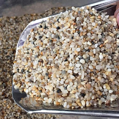 Sỏi Suối 3 Màu (1.2KG, size bé ) - Trang Trí Bể Cá, Thủy Sinh, Tiểu Cảnh, Lọc Nước Hiệu Quả