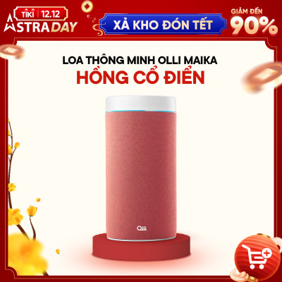 Loa thông minh OLLI MAIKA - Hồng Cổ Điển - Hàng Chính Hãng