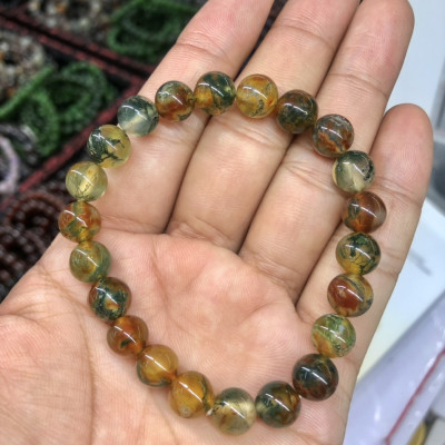  Vòng đeo tay, lắc tay phong thủy đá ngọc băng tảo