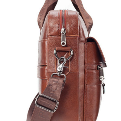 Túi xách nam da bò thật cao cấp phong cách mới 15,6"