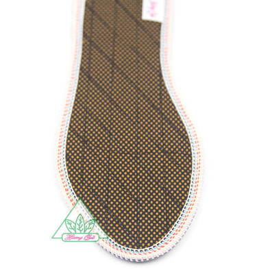 Lót giày lưới 1 lớp Hương Quế CI-05 làm từ vải lưới 1 lớp - vải cotton - bột quế giúp êm chân - ấm chân - phòng cảm cúm và cải thiên sức khỏe