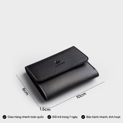 Ví Yuumy ( Thời trang nữ Gập 3 dáng cầm tay nhỏ gọn - Ví da Seasand YV85 )