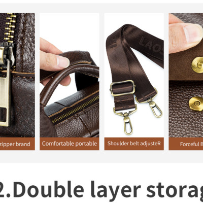 Túi xách nam 100% da bò thật cao cấp phong cách mới 15.6inh