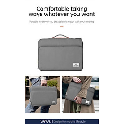 Túi Wiwu Ora Laptop Sleeve Dành Cho Macbook, Máy Tính Bảng Chống Thấm Nước, Tránh Va Đập - Hàng Chính Hãng