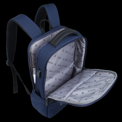 Balo Laptop Du Lịch Thời Trang Cao Cấp SAKOS CARBON Dành Cho Laptop 15.6 Inch (15.6") - Hàng Chính Hãng