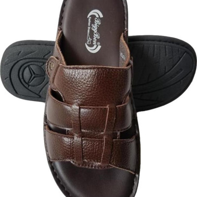 Dép Nam BIGGBEN Da Bò Thật Cao Cấp DN206