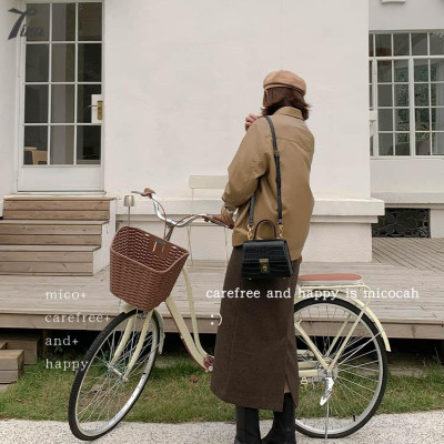 Túi cầm tay nữ Micocah 2021 thiết kế dáng vuông, có dây đeo chéo đơn giản (NSE490) (M401)