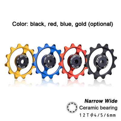 Líp sau xe đạp 12 răng bằng hợp kim nhôm + gốm sứ Thích hợp cho hầu hết các ứng dụng đạp xe