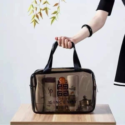 Set 3 Túi Đựng Mỹ Phẩm Trong Suốt Chống Thấm Nước Đa Dạng Kích Thước Đi Biển Đi Bơi Tiện Lợi Du Lịch