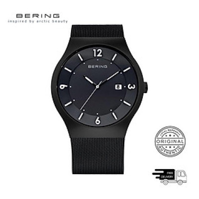Đồng Hồ Nam Bering Solar Màu Đen 14440-222