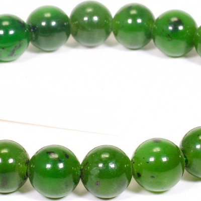 Vòng tay đá ngọc bích A mệnh hỏa, mộc - Ngọc Quý Gemstones