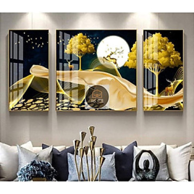 XẢ KHO TRANH TRÁNG GƯƠNG BỘ 3 BỨC SIÊU TO DÀI 1,4M, XẢ KHO GIÁ XƯỞNG