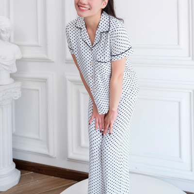Bộ đồ Pijama LMcation Kaia - chấm bi