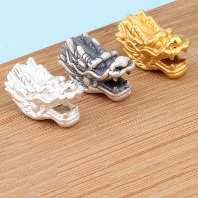 Charm bạc đầu rồng xỏ ngang - Ngọc Quý Gemstones