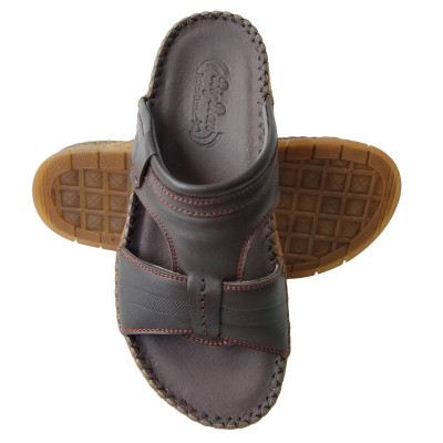 Dép Nam Quai Ngang Đế Doctor BIGGBEN Da Bò Thật DN337