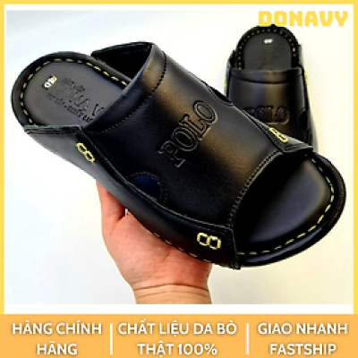  DÉP QUAI NGANG NAM DA BÒ 100% DONAVY KIỂU SA-BO CHẤT LƯỢNG CAO DS8