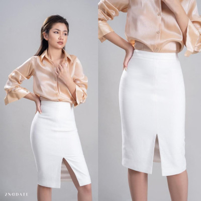 Áo sơ mi tơ lụa phủ bóng TOP032C