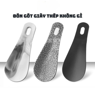 Combo Hai đón gót giầy muồng đen Không Gỉ Duy Trì Hình Dáng Tăng Tuổi Thọ Của Giày Nam Nữ Móc Chìa Khóa MUỖNG XỎ GIÀY