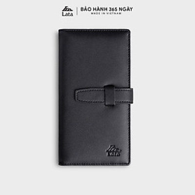 Ví dài cầm tay LATA LVN78, 15 ngăn, đựng vừa 12 thẻ namecard và tiền, phù hợp đi làm, đi chơi, đi họp, da bò thật 100% (10cm x 19cm)