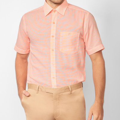 ÁO SƠ MI TAY NGẮN LINEN-V46-014582-OR2