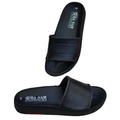 Dép Nam Quai Ngang Da Bò Thật TiTi ĐÔ Cao Cấp DNA2075d