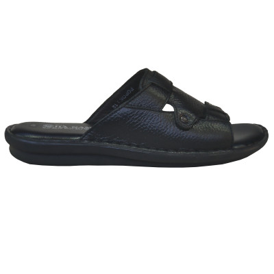 Dép Nam Quai Ngang HÀ NAM Da Bò Thật Cao Cấp DNA2125