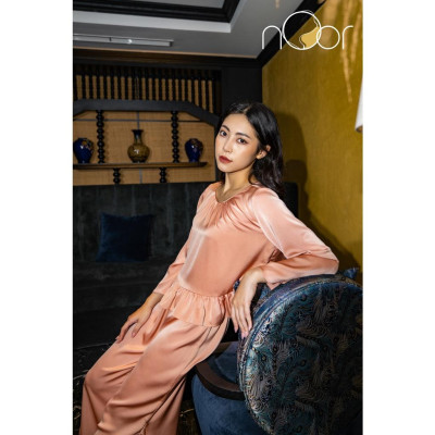 Bộ lụa ngọt ngào Geranium - NBN543