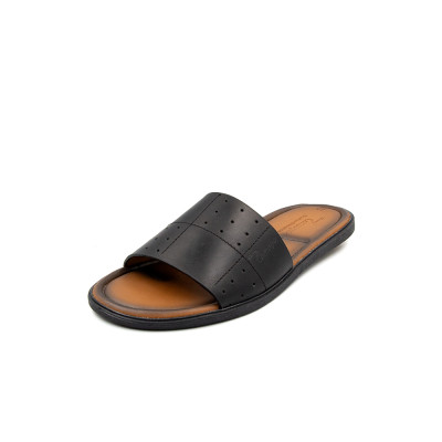 Dép Nam Quai Ngang TOMOYO Da Bò Nhập Khẩu cao cấp TMD80001