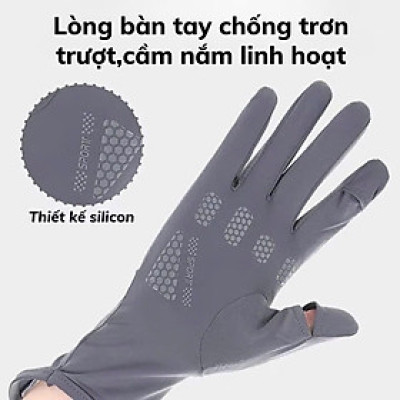 Găng Tay Chống Nắng Dài Vừa Phải, Chống Trượt Thời Trang Mùa Hè, Đàn Hồi - HÀNG CHÍNH HÃNG MINIIN