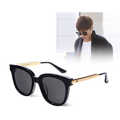 Kính râm, Kính mát Nam Nữ Mắt Vuông Chống Nắng UV Gọng Kim Loại Cao Cấp